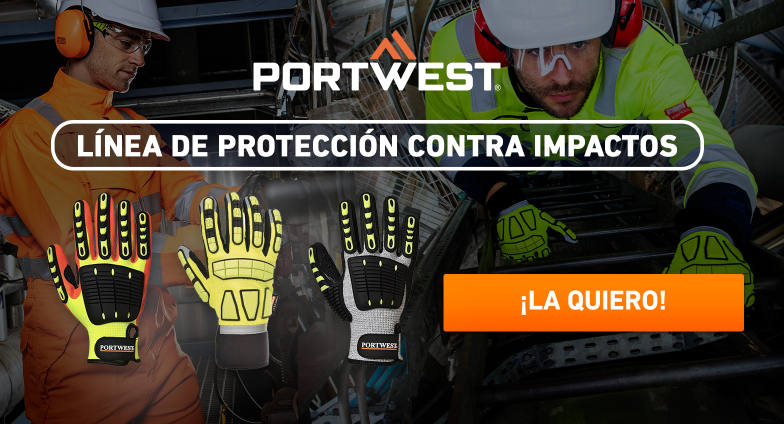 Portwest protección anti impacto